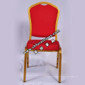 Chaise rouge de banquet de cadre en aluminium (YC-ZL82)